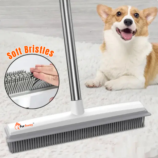 FurAway Pet Hair Broom & Brush + 3 Free Gifts